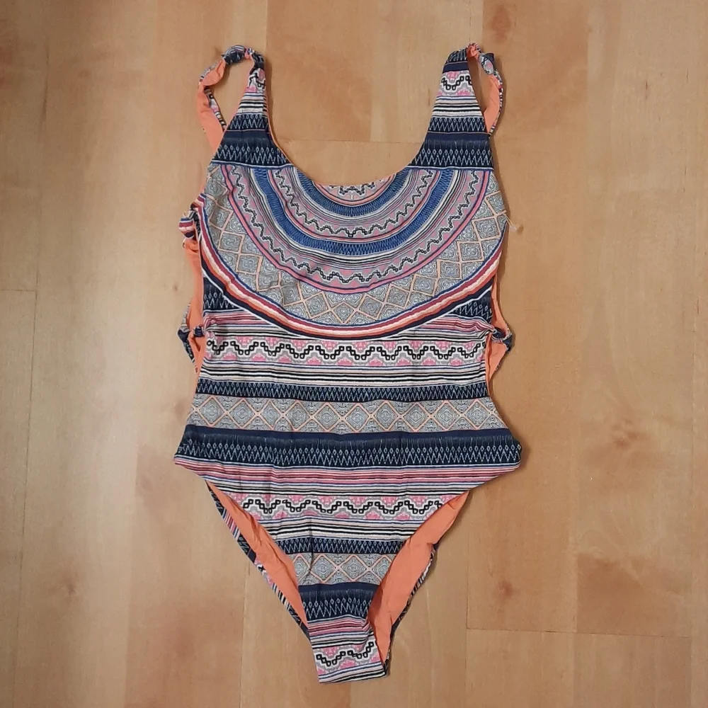 Red Carter Coral Reef Festival Swimsuit